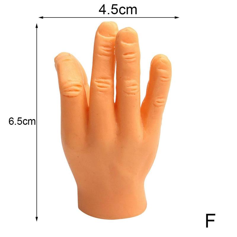 1pc nyhed sjov fem fingre håndflader ja knytnæve ok langfingre sæt legetøj omkring den lille hånd model halloween legetøj barn: F