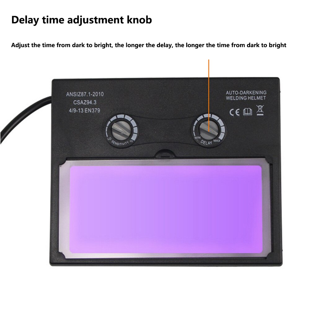 Welding Mask Protective Solar Welding Helmet Automatic Photoelectric Multi-pattern Protective Head Eye Protection Screen Tool