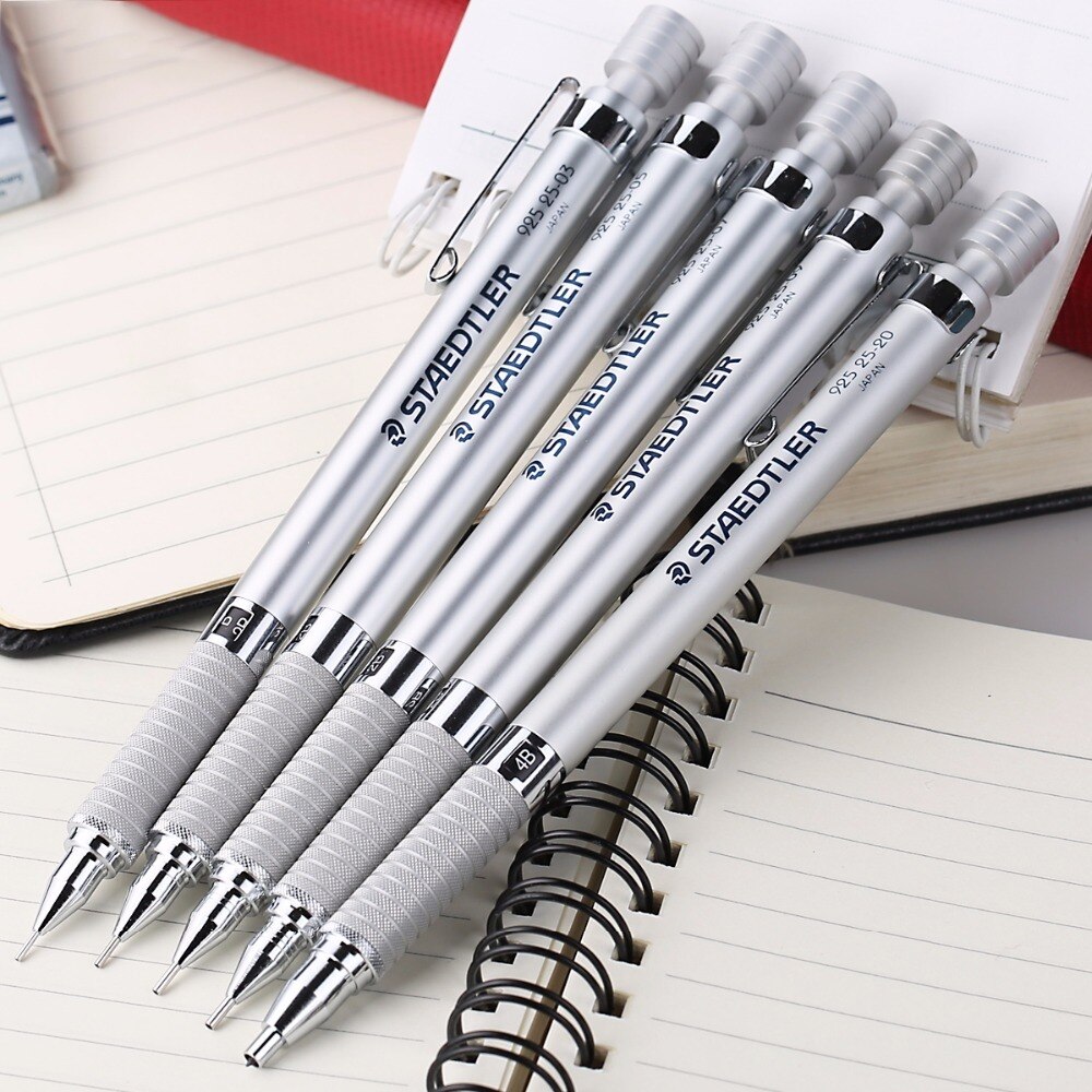 German STAEDTLER 925 25 senior Full metal Graphite Automatic Mechanical Pencil drafting supplies 0.3 / 0.5 / 0.7 / 0.9 / 2.0 mm