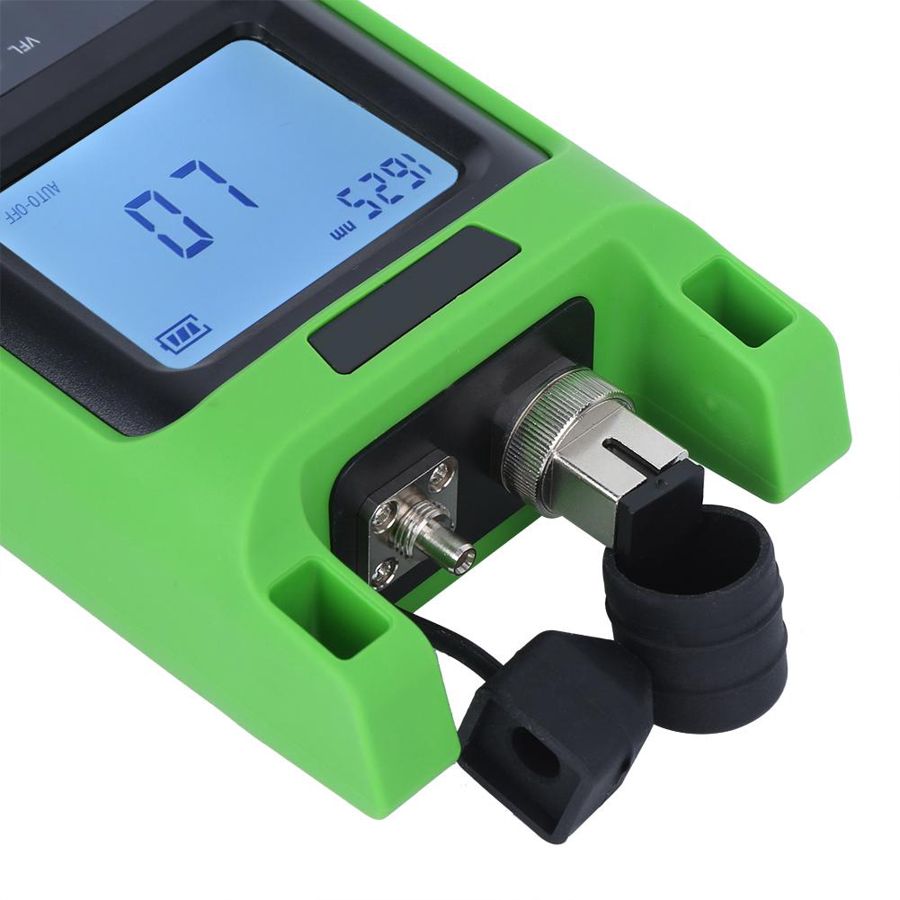 2-in-1 Fiber Optic Tester High Accuracy Optical Power Meter Fiber Optic Tester -70dBm-+ 10dBm Fiber Optic Tool Kit