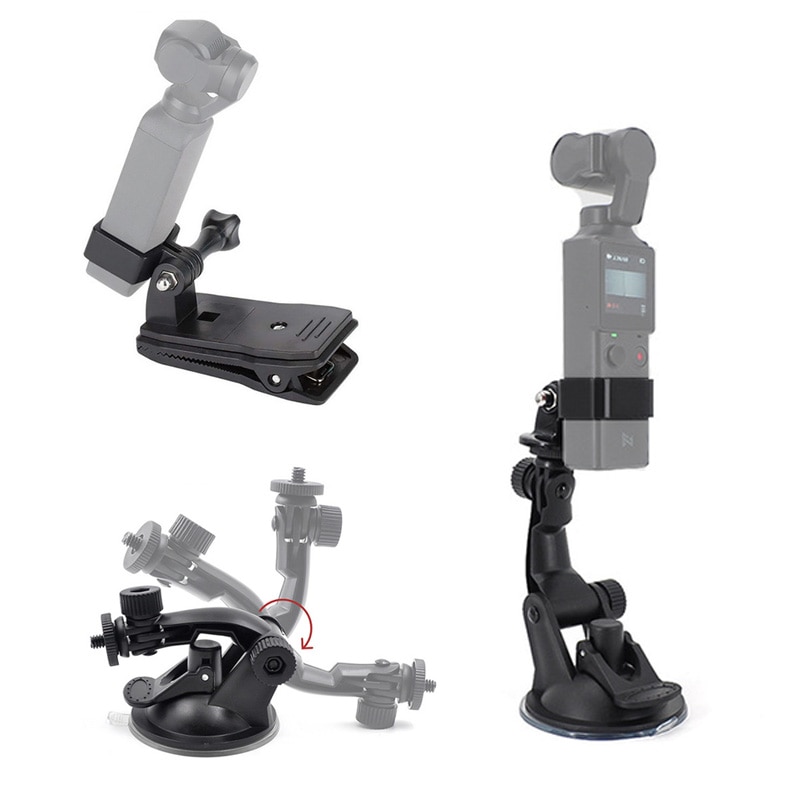 Cardán de bolsillo, soporte abrazadera pedestal para mochila, Clip, adaptador de expansión para DJI OSMO, accesorios de bolsillo