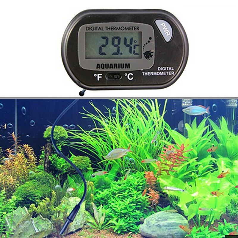 Zuignap Thermometer Sucker Aquarium Elektronische Thermometer Waterdichte Duiken Stijlvolle Verschijning Digitale Thermometer