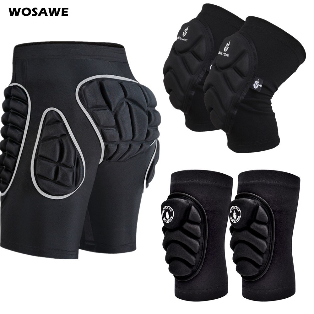 Wosawe Ski Skate Snowboard Bescherming Skiën Protector Schaatsen Beschermende Hip Padded Shorts Eva Extreme Outdoor Sport Unisex