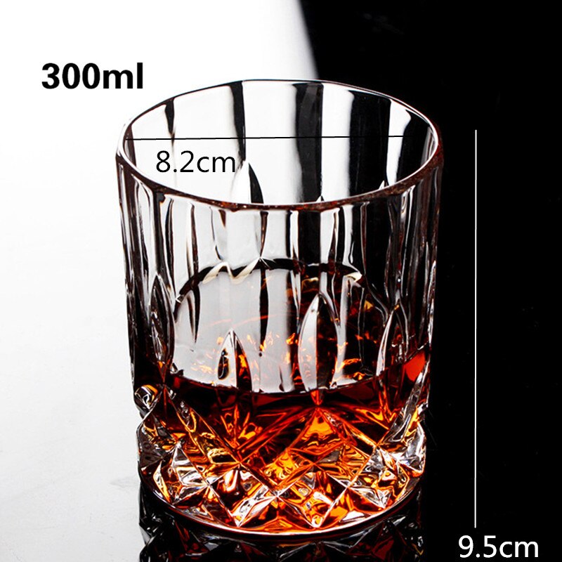 Vinglas blyfri varmebestandig gennemsigtig krystalglas kop til brandy øl whisky vodka øl multi mønster drinkware: 7