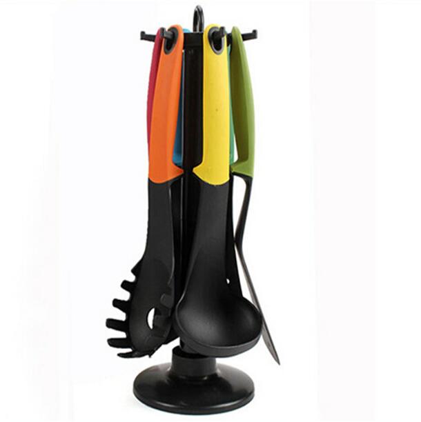 (7pcs) Kitchen Cooking Tools With Holder Kitchen Cooking Utensils Set