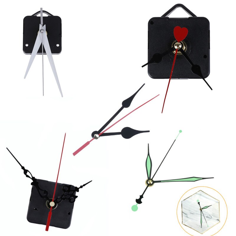 5 Styles Quartz Wall Clock Movement Classic Hanging DIY Clock Mechanism Parts Black Quartz Watch Wall Clock Movement