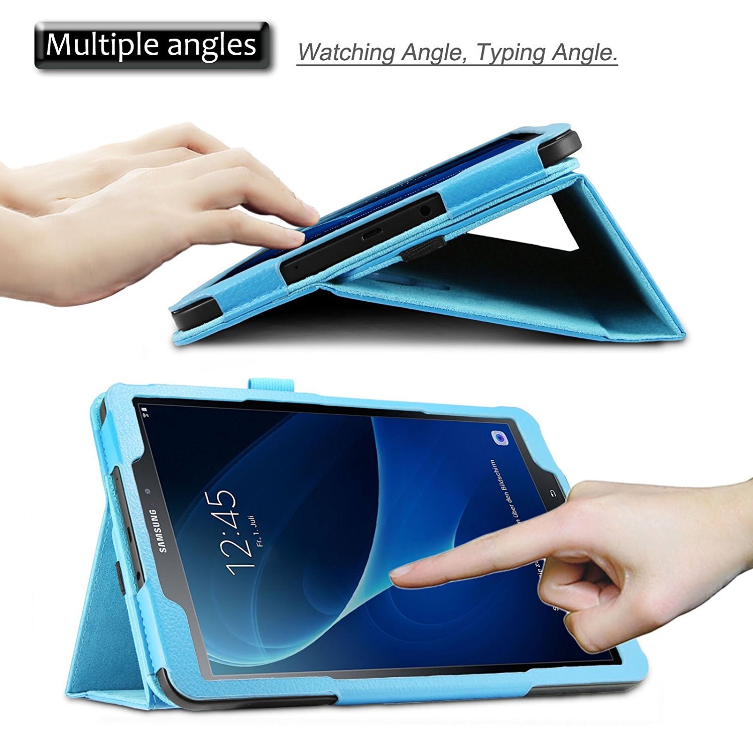 For Samsung Galaxy Tab A6 10.1 inch ) T580 T585 Case PU Leather Cover stand Smart case for Samsung Galaxy Tab A6 10.1 Case