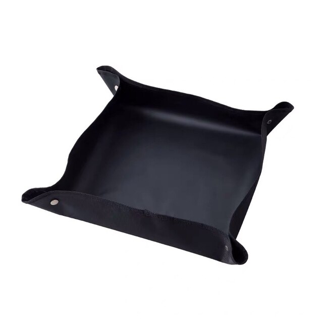 50-100cm pflanzmatten, Oxford-gartenmatten, pflanzunterlagen, wasserdichte, faltbare topfmatten, pflanzunterlagen: Schwarz -100 x 100cm