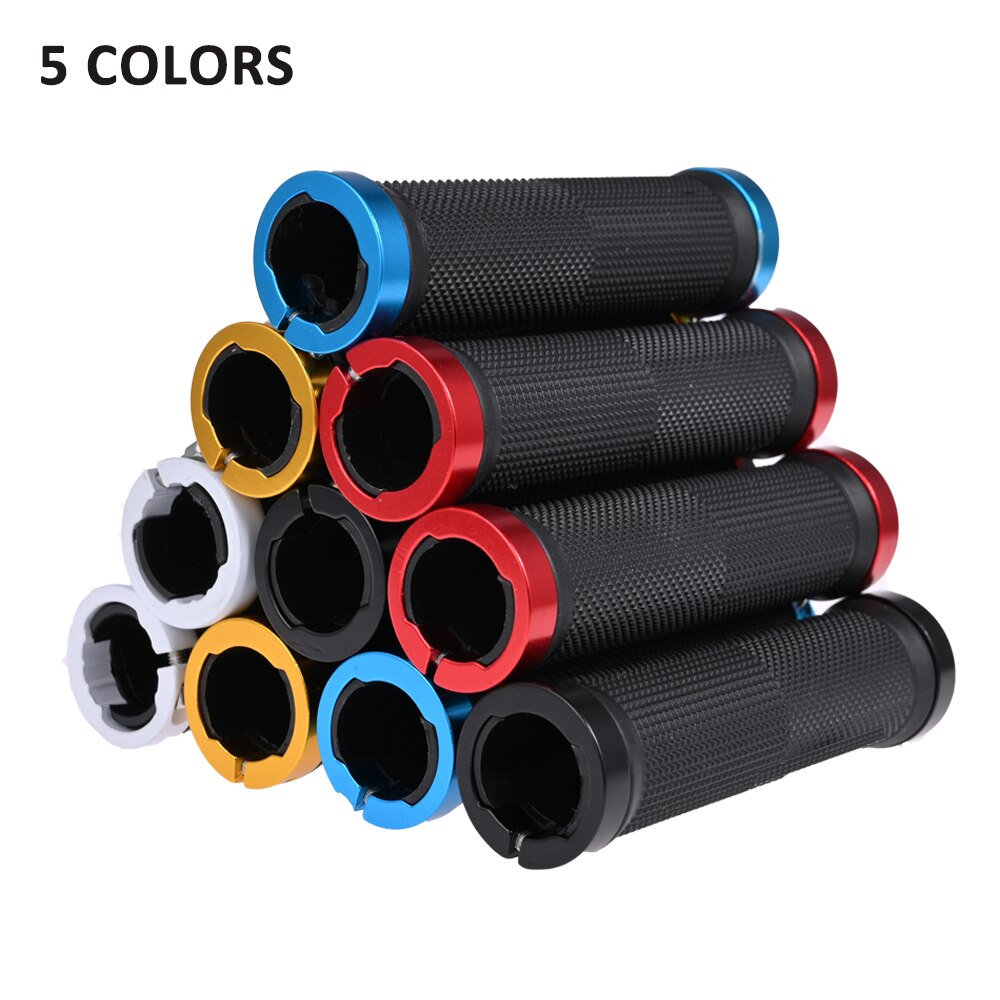 Mtb Fiets Grips Bilaterale Slot Fiets Handvat Bar Grips Fietsonderdelen Antislip Mountainbike Accessoires Fietsen Grips