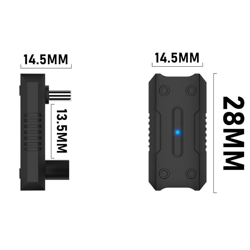USB C to USB C Adapter 20Gbps 180 Degree U-shaped Type C Female Adapter for Asus ROG Ally/NS Switch Console 8K@60Hz Converter