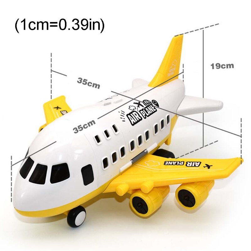 Kinderen Vliegtuig Model Speelgoed Set Simulatie Grote Opslag Transport Vliegtuigen Met Legering Behuizing Kleine Auto Helicopter Truck