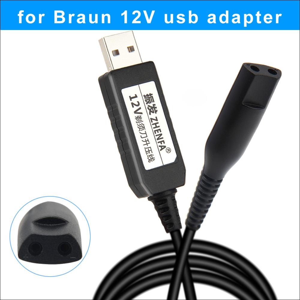 USB Kabel 12 v Braun Scheerapparaten Charger adapter Power For5790 5873 5874 5875 5876 5877 5884 5887 5190cc 5 Serie: elektrische Scheerapparaten