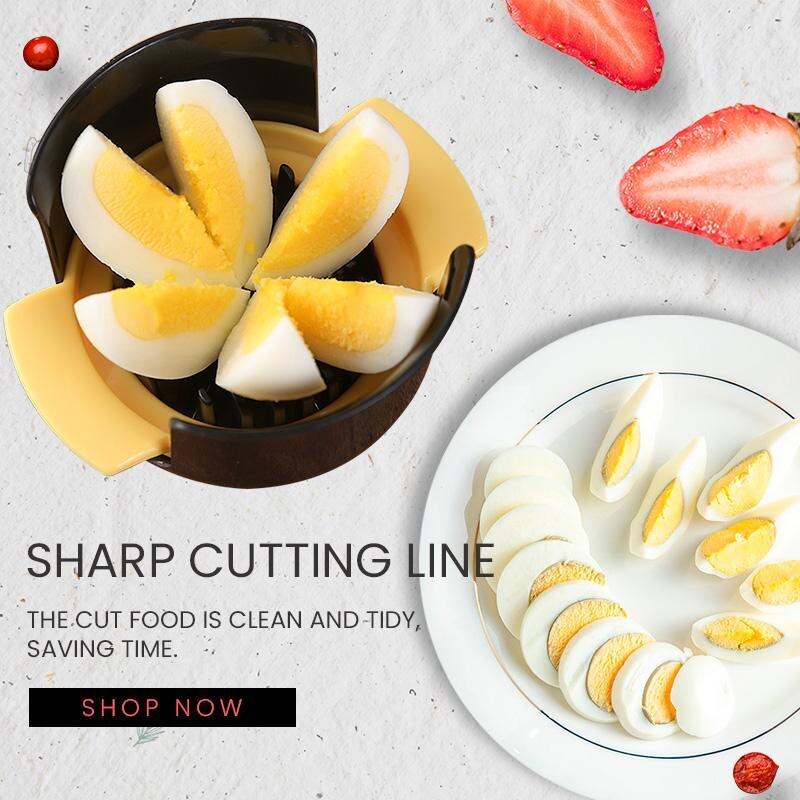 Multifunctional Egg CutterEgg Cutter Multi-Functional Egg Slicer 3in1 kitchen gadgets Household Kitchen Egg Tools Kitchen Gadget