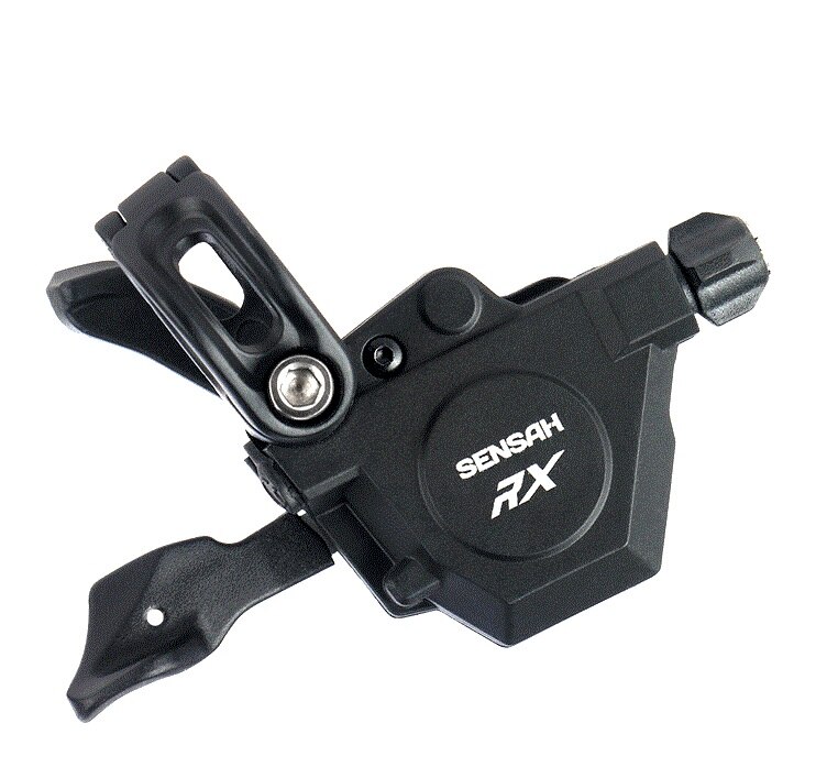 Sensah -rx 412 foldecykel 3 gear bagskifter gearstang 3- gear frihjulsskifter sæt folde cykeldele: Sort skiftegreb