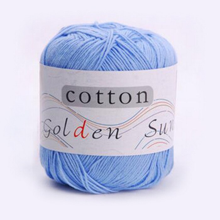 100% 50g/Roll Hand-knitted Cashmere Yarn for hand knitting baby wool hand-knitted Soft hand knitting: Light Blue