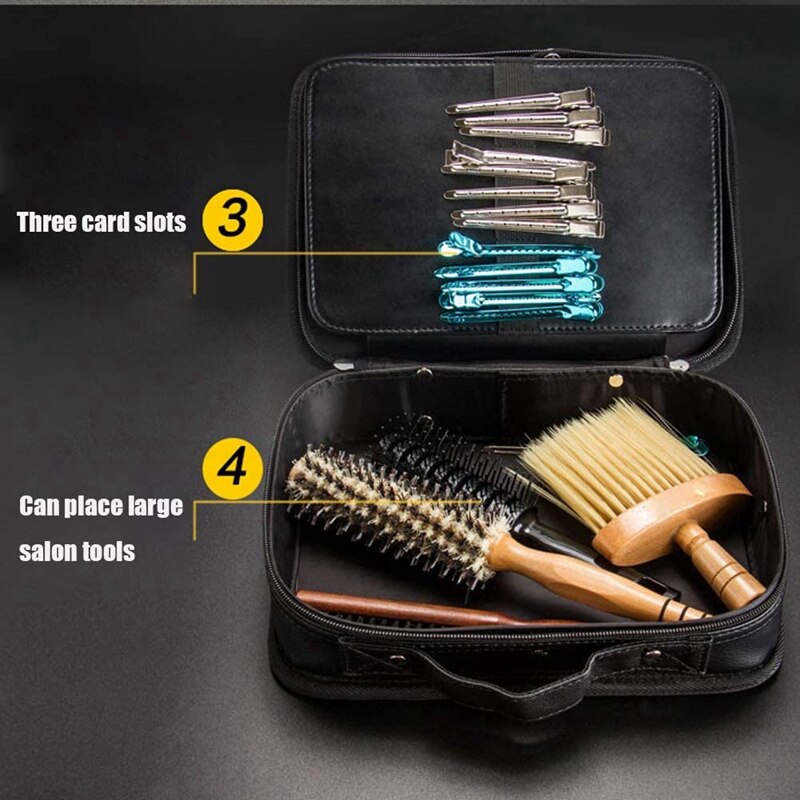 Barber Bag Hairdressing Tool Bag Nylon Stylists Hair Scissors Tool Box Barber Carrying Case