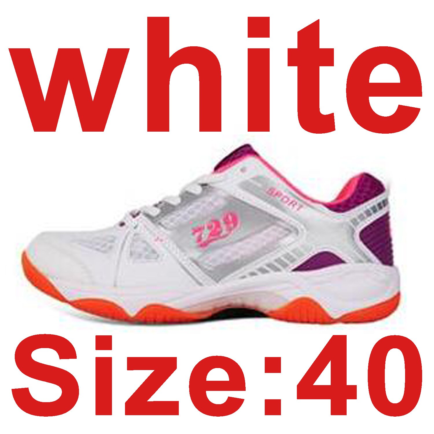 Oryginalne buty do tenisa stołowego 729 2018 oddychające tenisówki typu uniseks dla rakieta do tenisa stołowego gra ping pong gra dla kobiety i mężczyzny: white 40