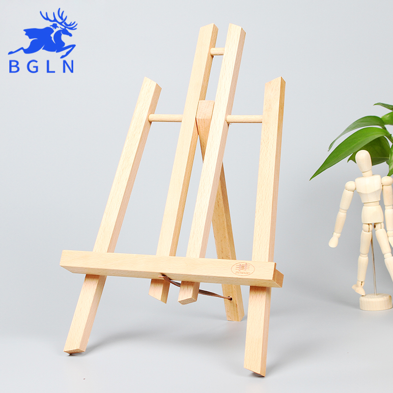 1Piece Mini Artist Wooden Easel 17.6*16.7*30cm Wood Wedding Table Card Stand Display Holder For Party Decoration Triange Easel