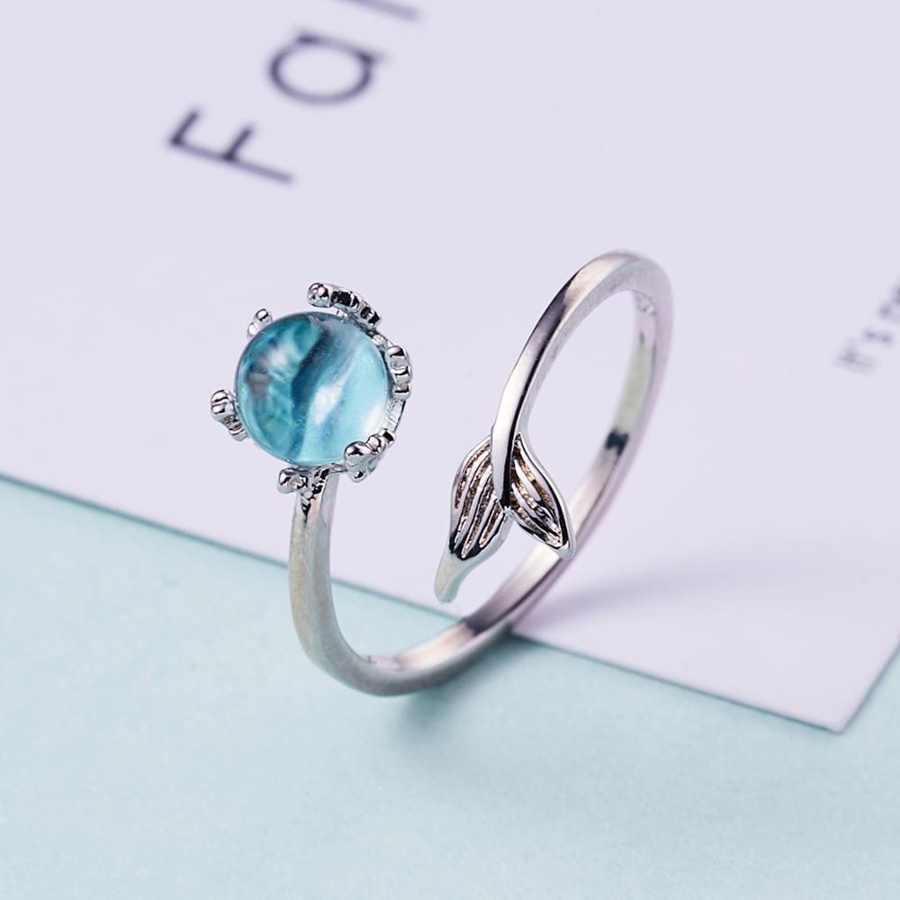Mode Schattige Dier Opening Ring Kat Klauw Hond Poot Vrouwen Meisje Eenvoudige Sieraden Open Verstelbare Kat Oor Bruiloft vinger Ring
