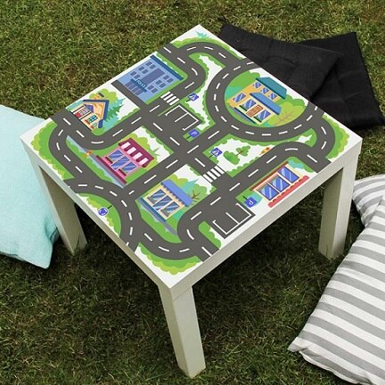 DIY Vinly Tropical Flower Triangle Tile Tablecloth Cantact Paper Waterproof Self Adhesive Table Stickers For Kitchen Dining Room: 018