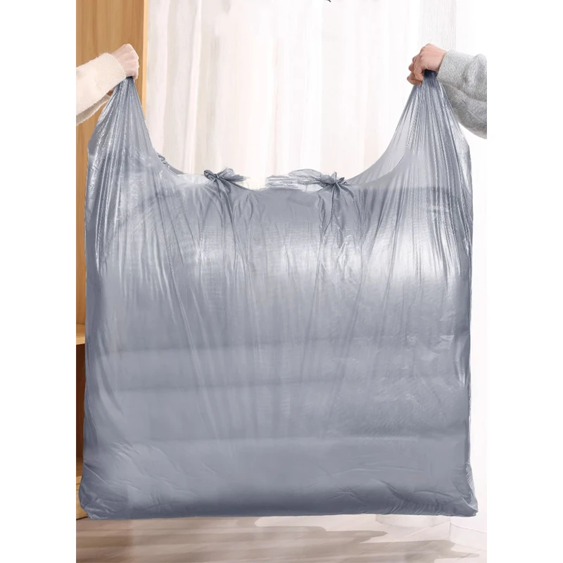 1 ​ Bolsas de plástico de gran capacidad, bolsa de embalaje en movimiento gruesa, bolsas de almacenamiento de ropa para juguetes, edredón, manta, organizador de ropa de cama, 0 Uds.