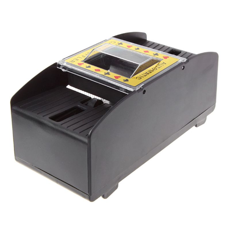 Automatische Poker Kartenmischer Bord Spiele Batterie Betrieben Spielkarten Mischen 2 Deck Automatische Hand Kurbel