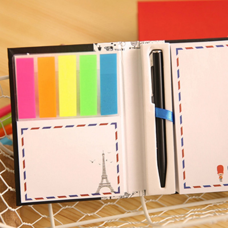Traveler Journey Multi Function Sticky Note Memo Pad Notebook Stationery Note Paper Travel Accessories
