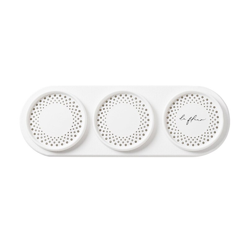 Multifunction Diatom Mud Drain Cup Holder Water Cup Upside Down Storage Rack Kitchen Rack For Kitchen Living Room: white