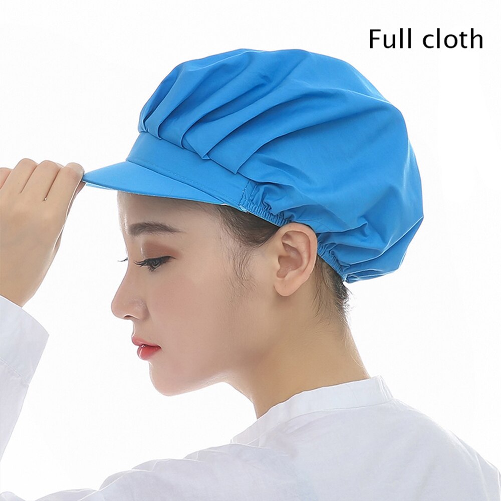 Food caps Adjustable net caps breathable sanitary dust cap men and women workshop canteen hat chef hat breathable mesh: Photo14
