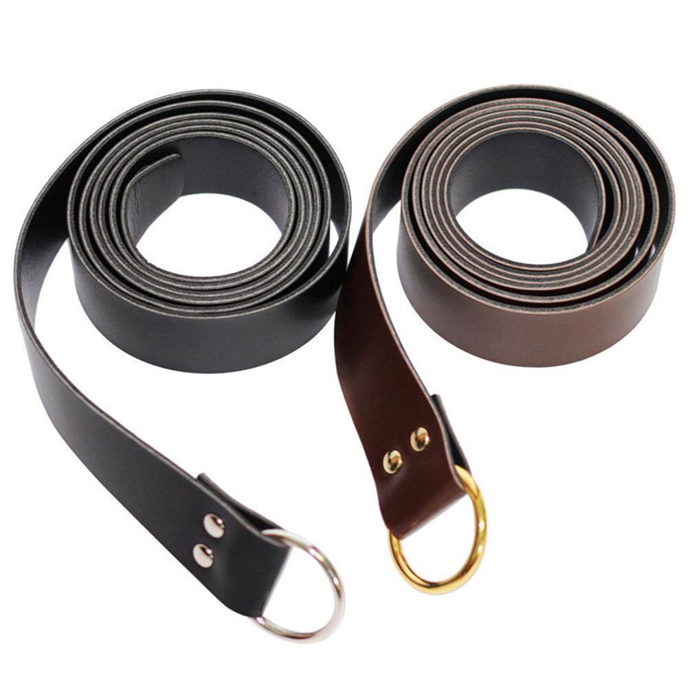 Vintage Medieval Renaissance Ring Belt Pirate Viking Steampunk Waist Accessories Leather Cosplay Horseman Knights Belt C5G3