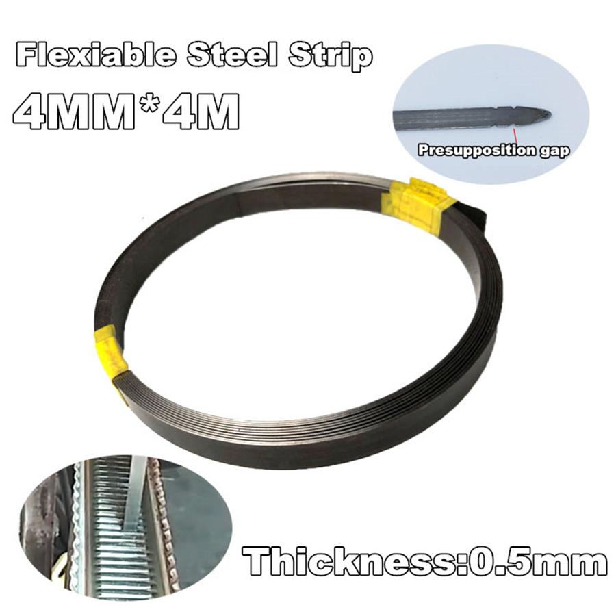 Outil de nettoyage de rouille de radiateur en aluminium de bande d'acier de 4MM * 4M-trou traversant