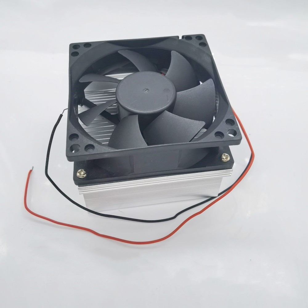 Aluminium plaat met 12 v ventilator voor high power led diy Aluminium Koellichaam Koelventilator voor 50 w 100 w 150 w 200 w led