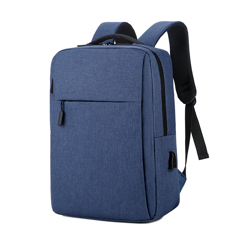 Mochila antirrobo para hombre y mujer, bolsa para ordenador portátil, de viaje, de gran capacidad, para negocios, con carga USB, para estudiantes universitarios: A-blue