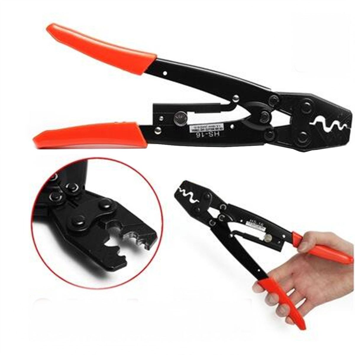 LS-16 Krimptang Kabel Lug Crimper Tool Blote Terminal Draad Tang Cutter 1.25-16Mm ² Snijders Snijden Hand Tool