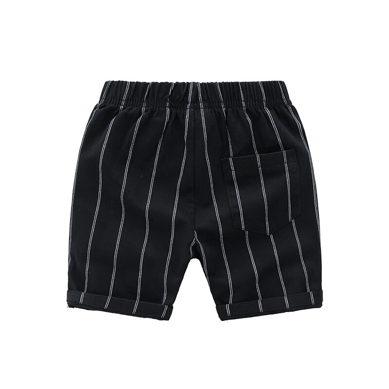De peach sommer baby drenge stribede shorts børn bomuld fritidsbukser børn løse strandshorts til drenge tøj alder 2-6 år