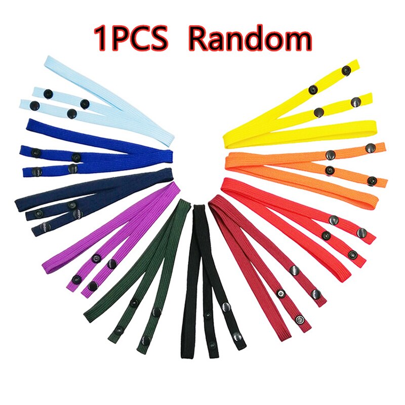 Adjustable Mask Lanyard Cap Anti Lanyard Mask Clips Holder Ear Savers Face Mask Extender Mask Hooks: 1pcs random color