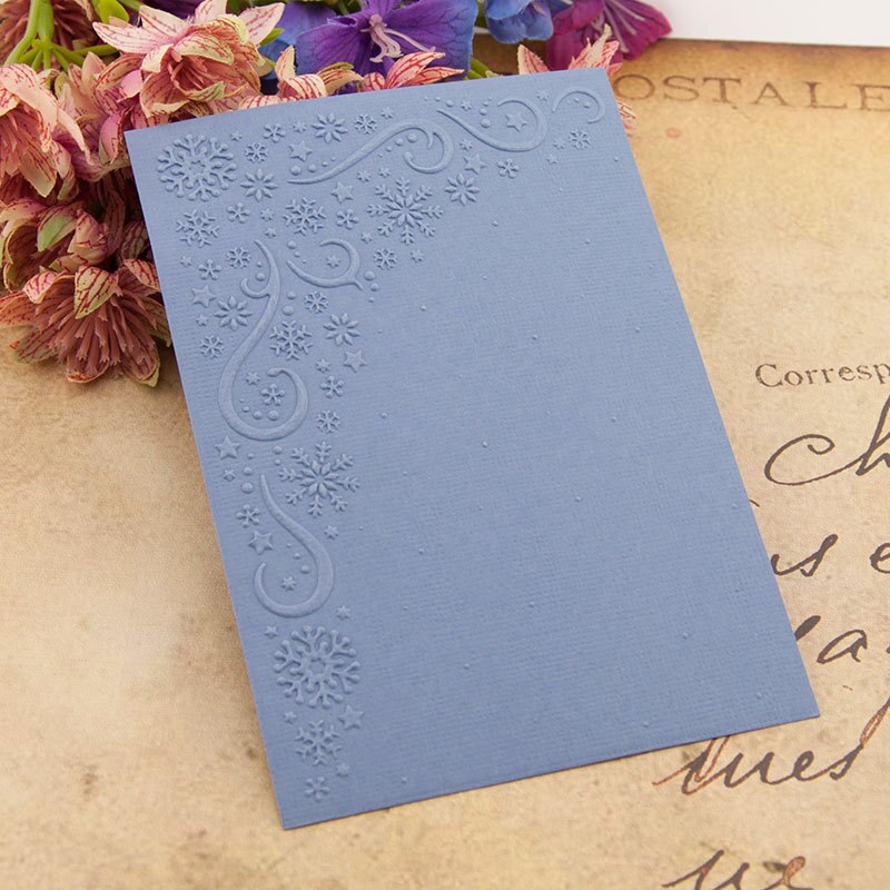 KSCRAF Snowflake Embossing Folders for DIY Scrapbooking Paper Craft/Card Making Decoration Supplies