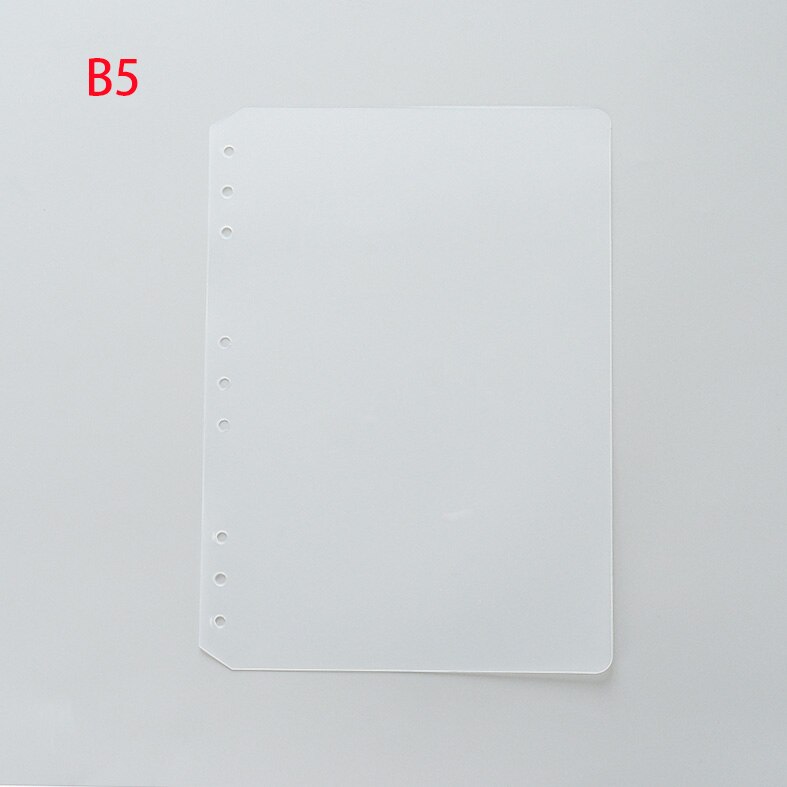 4Pcs 112 Gaten Reparatie Losse Blad Papier Sticker, Bindmiddel Gat Ringen Reparatie Stickers. Herstellen Gat: B5 dividers