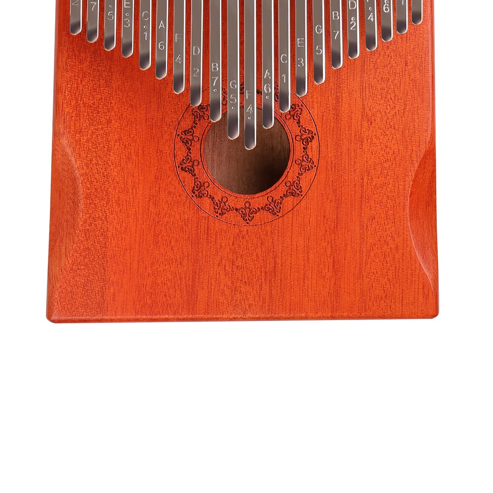 21 Toetsen Kalimba Mahonie Hout Duim Vinger Piano Muziekinstrument Lichtgewicht Draagbare Muziek Elementen Voor Beginner