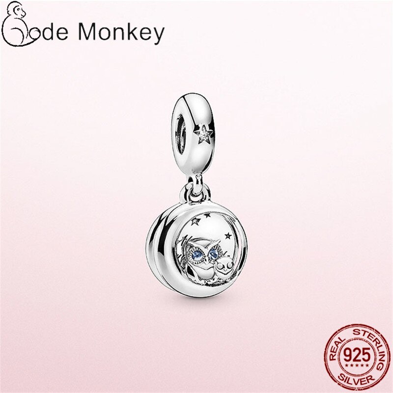 Codemonkey Little Uil Charm Authentieke 925 Sterling Zilveren Kralen Fit Originele Armband Diy Sieraden Maken CMS1504