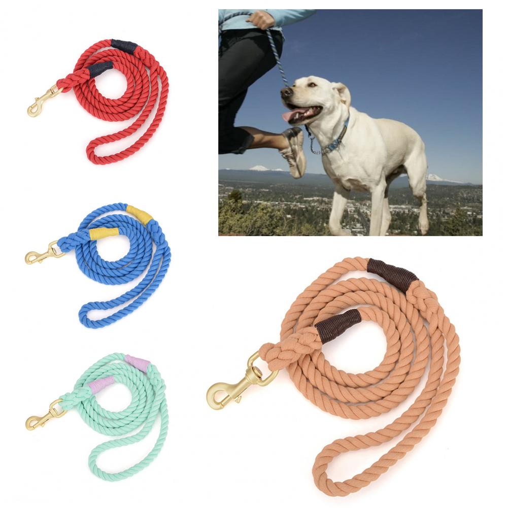 Pet Traction Rope Eco-friendly Dog Strap Woven Anti-scape Long-lasting Walking Dog Leash Rope
