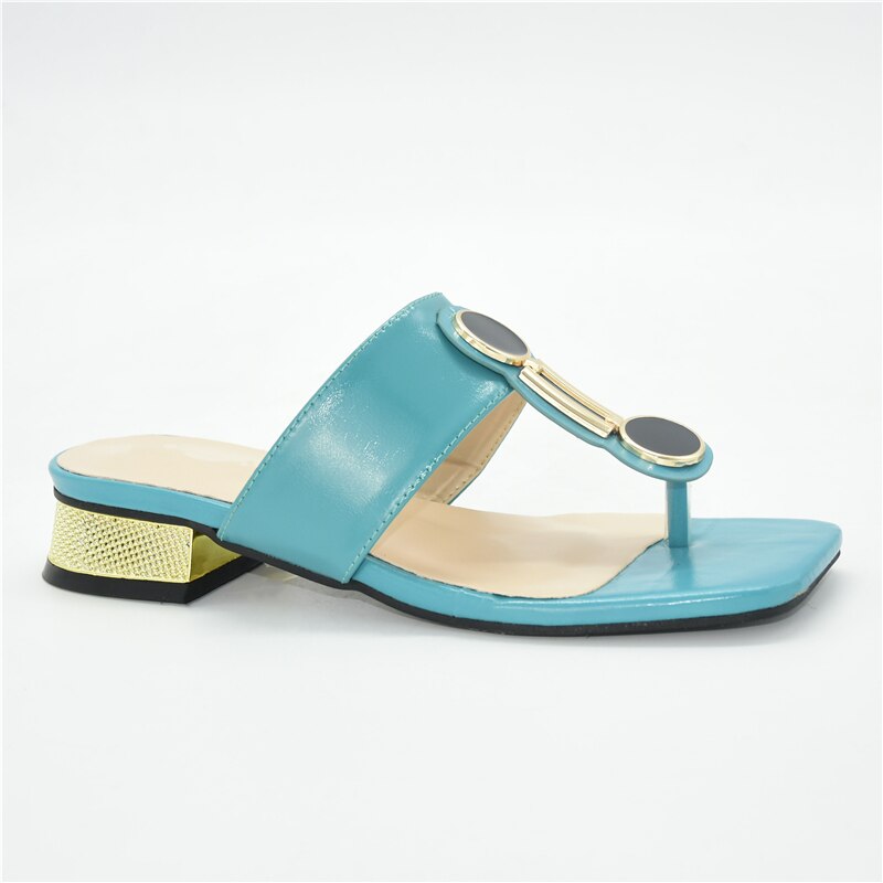 Lage Hak Enkele Schoenen De Van Party Italiaanse Schoenen En Italiaanse Dames Hoge Afrikaanse party Schoenen: T.Green / 10.5