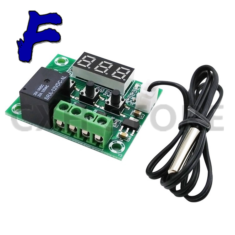 W1209 blau/rotes Licht DC 12V Wärme kühl temperatur Thermostat Temperatur regler Temperatur regler Thermometer Thermo