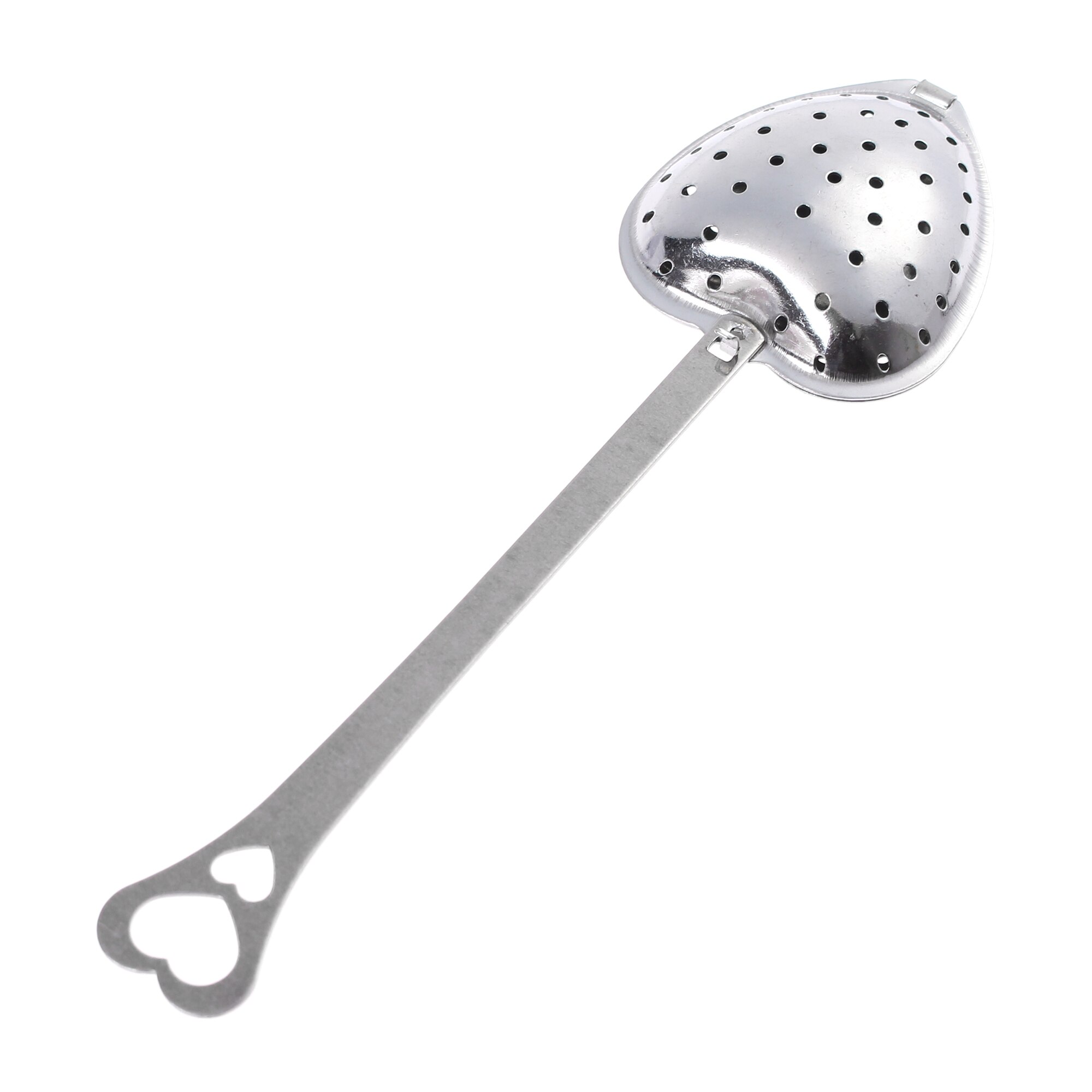 Heart Shape Stainless Steel Tea Infuser Sphere Mesh Tea Ball Bulk Tea Filter Diffuser Handle Seasoning Strainer Teapot Gadgets: heart