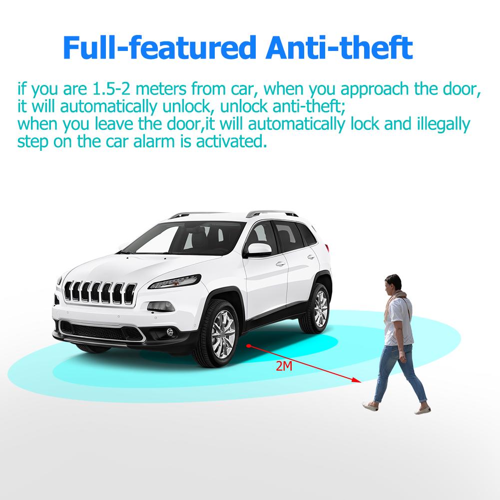 Car Keyless Entry Engine Start Alarm System Push Starter Stop Only Remotely Control The Vehicle Car One-Key Start System