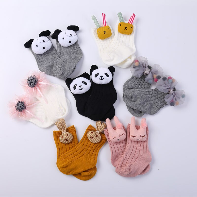 2 Paare Art Baby Kleinkind Junge Mädchen Socken Herbst Winter Weiche Baumwolle Nette Watm Socken 3D Ebene Blumen Socken 0 ~ 5Y