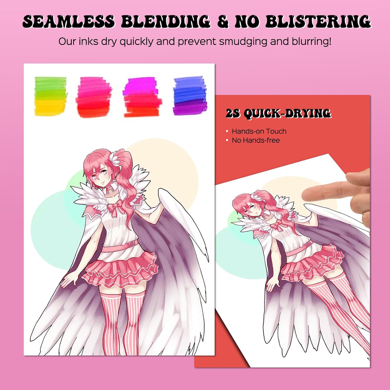 Zestaw markerów artystycznych 24-80 kolorów, markerowe pisaki na bazie alkoholu i oleju, dwustronne, trwałe pisaki robić kolorowania, graffiti, mangi, artykuły szkolne i plastyczne.