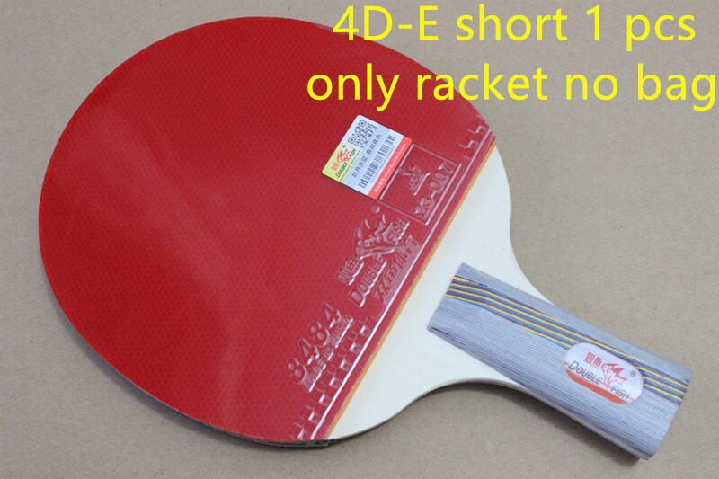 original double fish D Series Table tennis rackets . finished product Table tennis racquet: 4D E short no bag