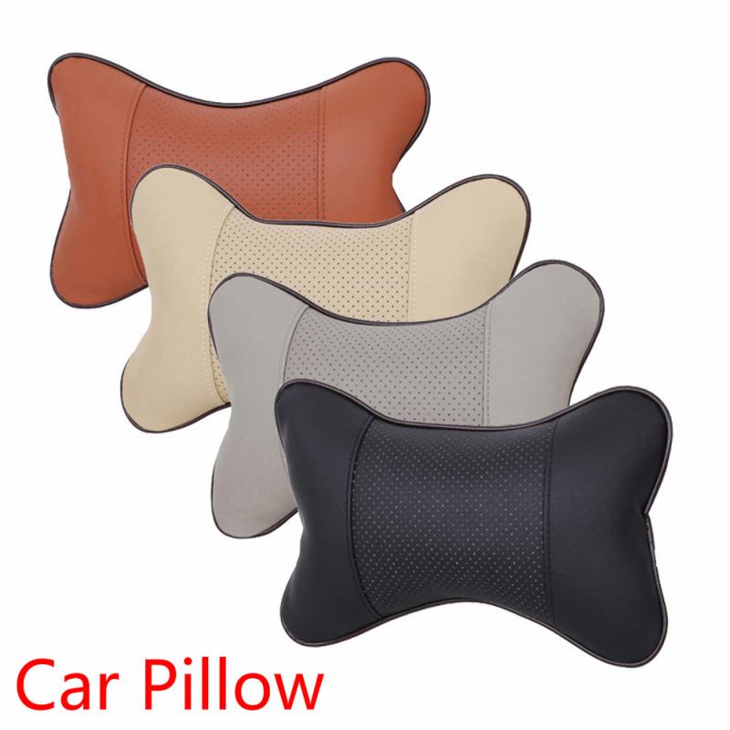 Reposacabezas de algodón con memoria para asiento de coche, cojín Protector de cabeza, accesorios para Interior de coche,