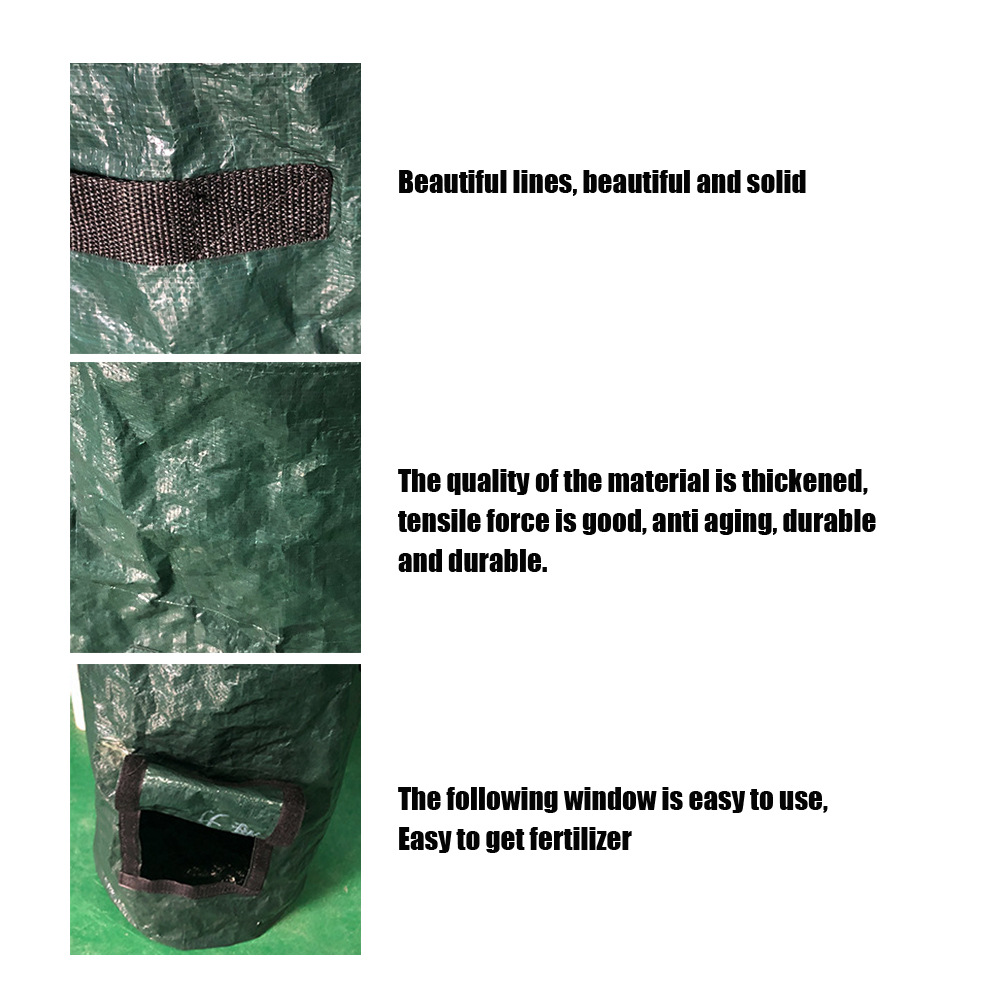 Environmental Compost Bags Homemade Organic Waste Fermentation Bag for Kitchen Garden Yard